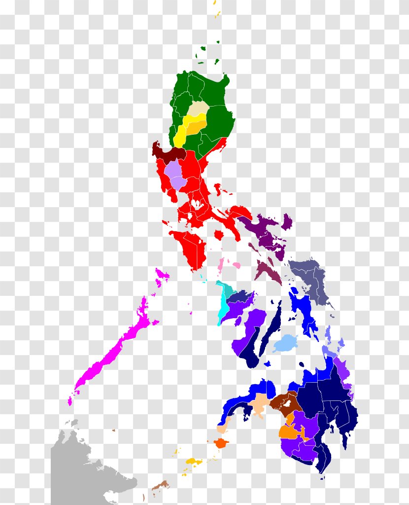 Philippines Map Tagalog Geography - Culture Transparent PNG