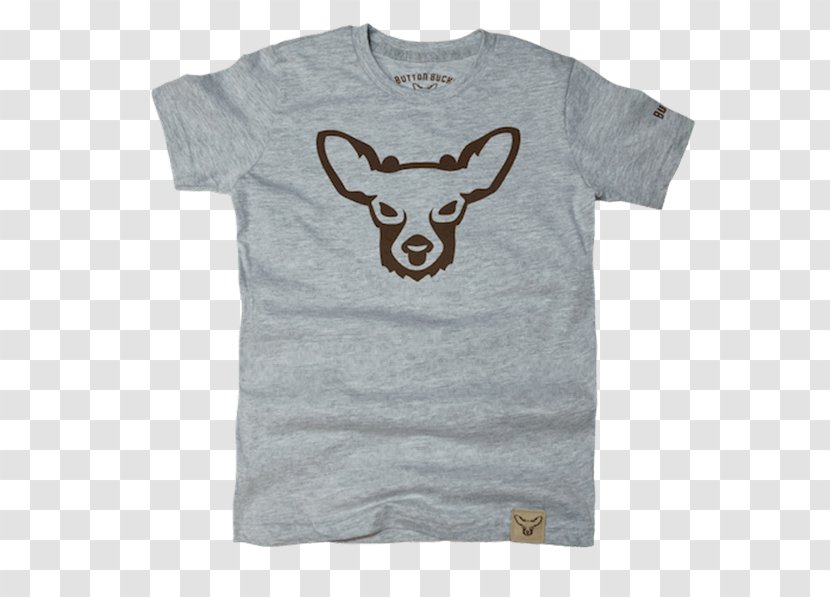 T-shirt Button Clothing Sleeve - Top - Buck Transparent PNG