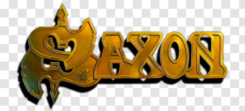 Saxon Heavy Metal Logo Sacrifice Strong Arm Of The Law - Yellow - Amon Amarth Transparent PNG