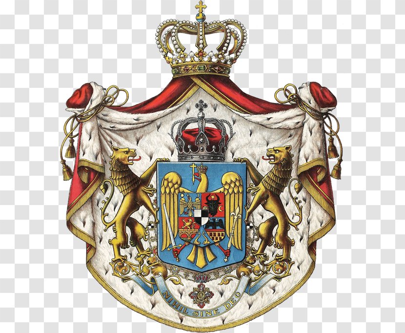 Kingdom Of Romania Romanian Royal Family Coat Arms - Carol I Transparent PNG