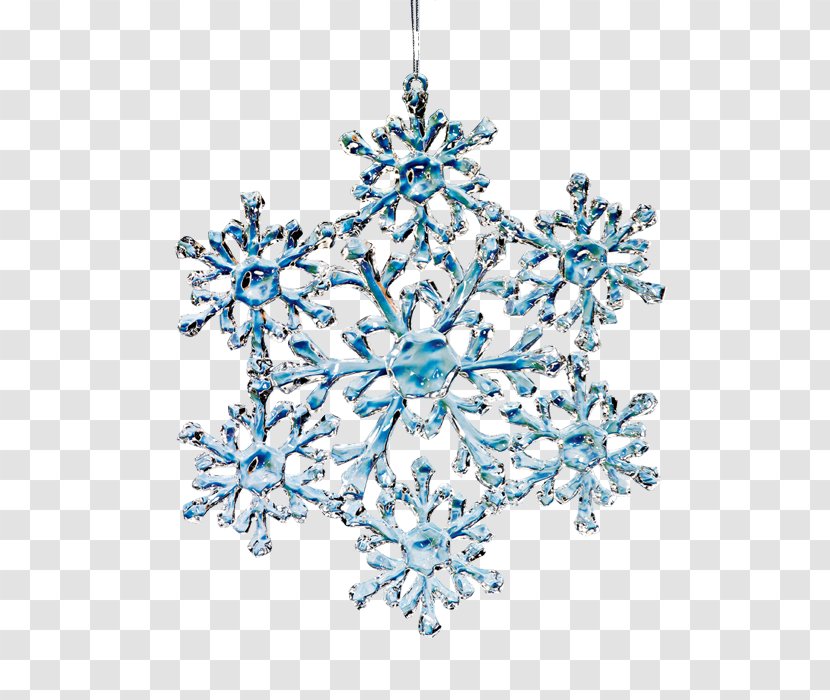 Ice Crystals Snowflake Symmetry - Glass Transparent PNG