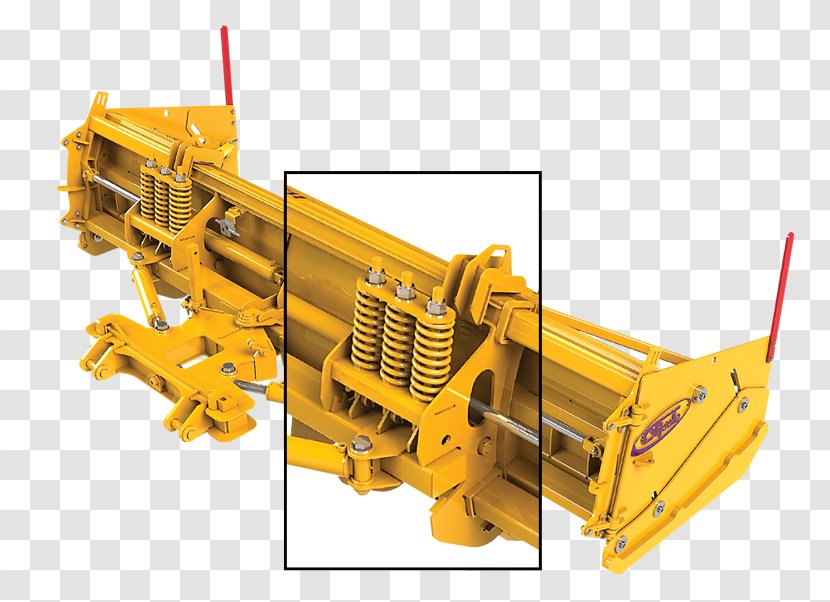 Tractor Bulldozer Snow Pusher Loader - Cylinder Transparent PNG