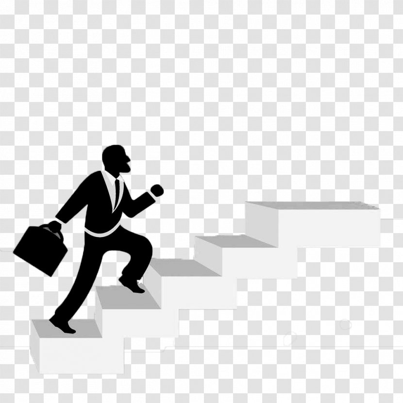 Stairs Illustration - Shutterstock - Business People Climb The Floor Transparent PNG