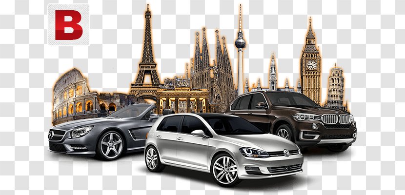 Car Rental Taxi Luxury Vehicle Sixt - Wheel - Beauty Flyer Center Transparent PNG