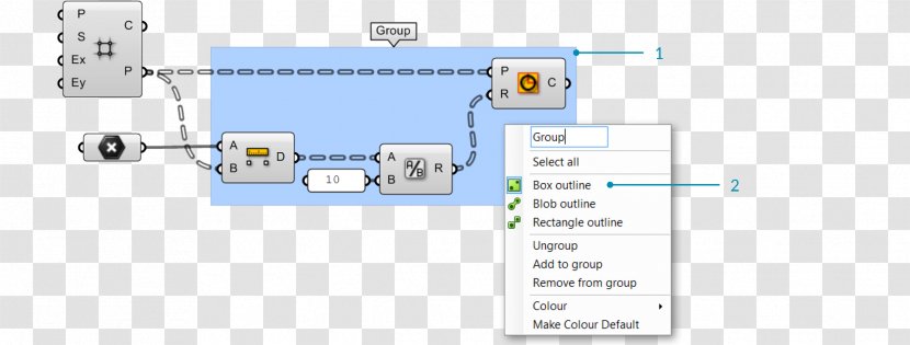 User Interface System Output Input Information - Grasshopper Transparent PNG