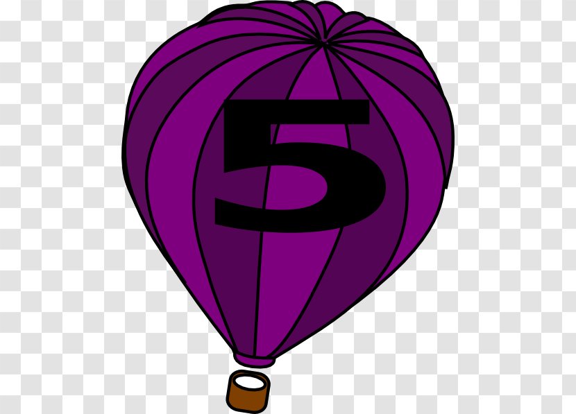 Hot Air Balloon Clip Art - Net - Magenta Transparent PNG