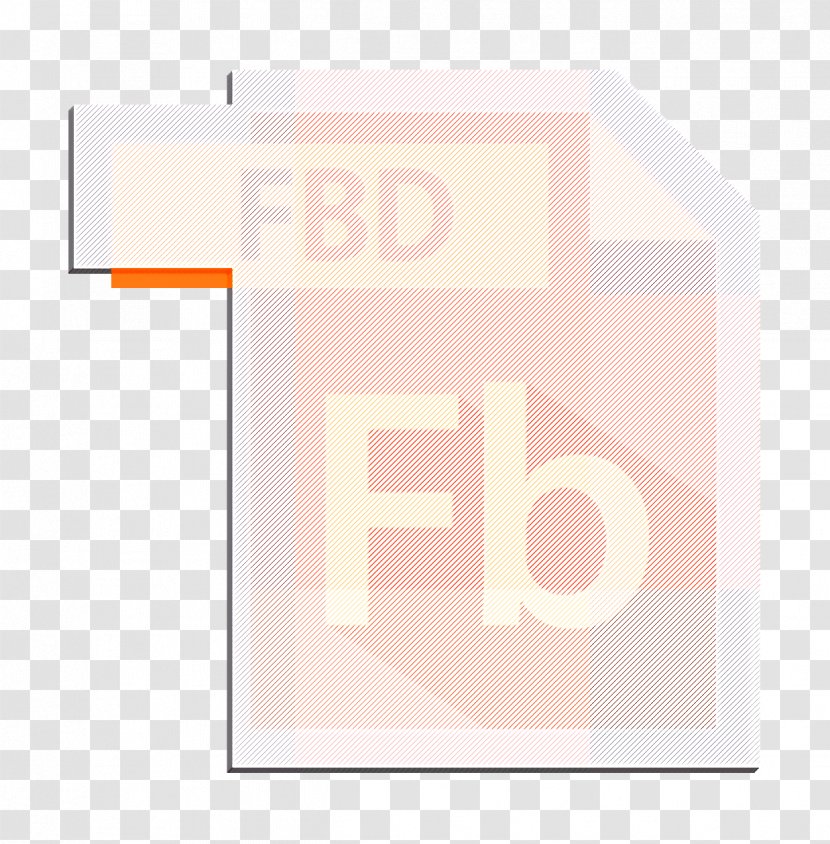 Adobe Icon Extention Fbd - White - Logo Orange Transparent PNG
