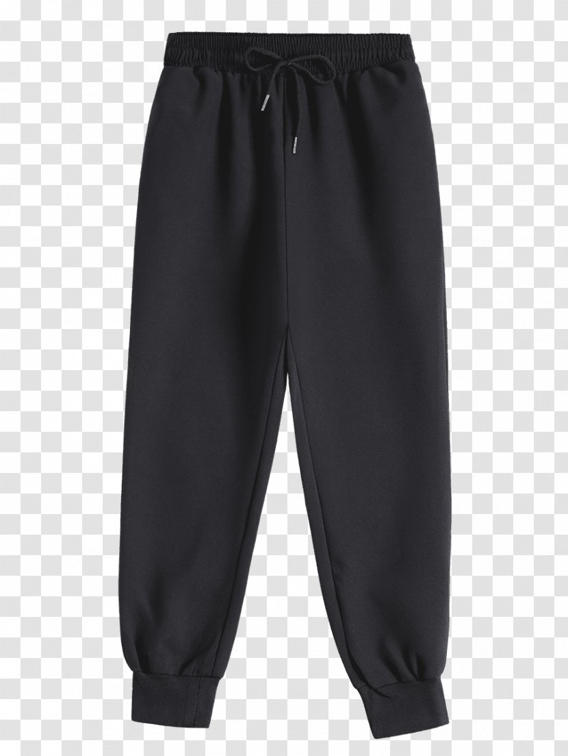 T-shirt Pants Clothing Pajamas - Black - Loose Transparent PNG