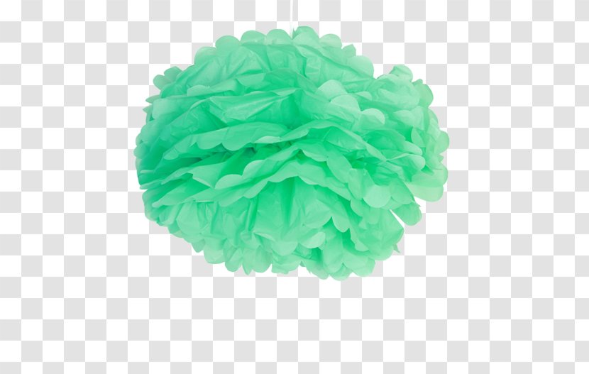 Green Tissue Paper Vert D'eau Pom-pom - Color - Deau Transparent PNG