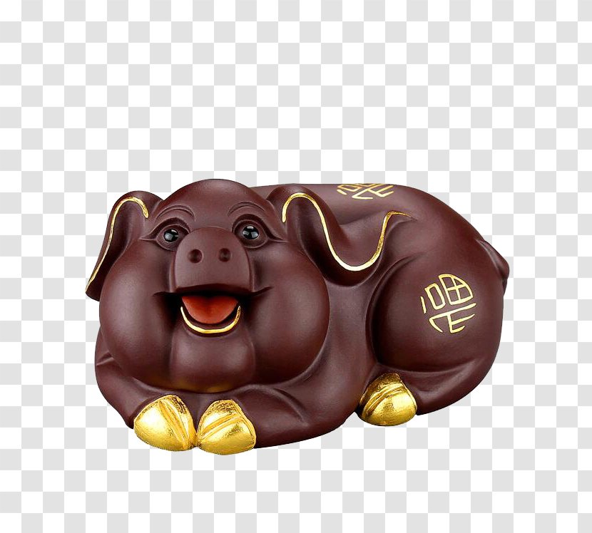 Yixing Tea Pet Domestic Pig - Ware - Blessing Transparent PNG