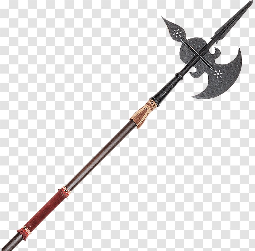 Halberd Middle Ages Weapon Knight Voulge - Axe Transparent PNG