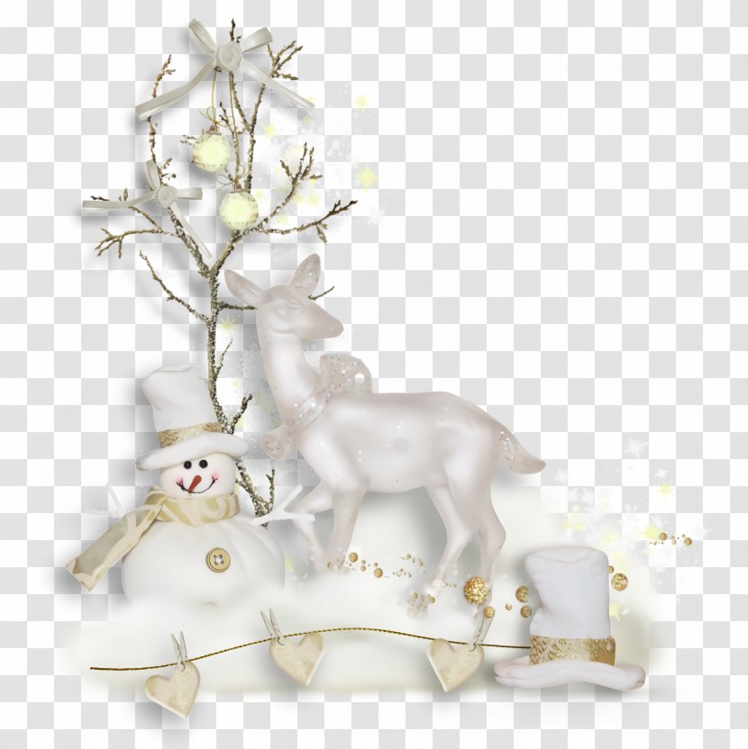 Christmas Ornaments Decoration - White - Plant Twig Transparent PNG