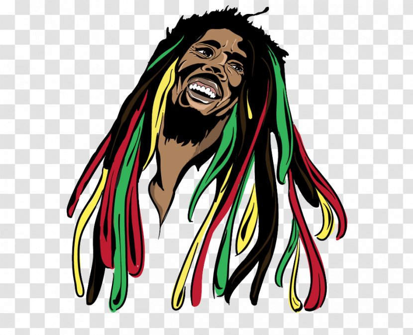 Bob Marley Exodus - Cartoon Transparent PNG