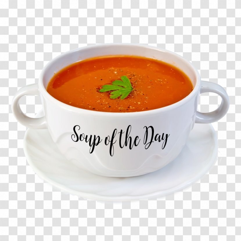Tomato Soup Gazpacho Cloth Napkins - Bowl Transparent PNG