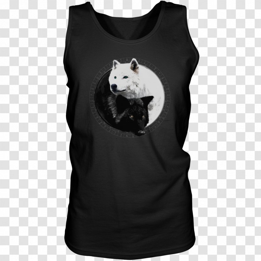 T-shirt Sleeveless Shirt Leather Witchcraft - Top - Yin Yang Cat Transparent PNG