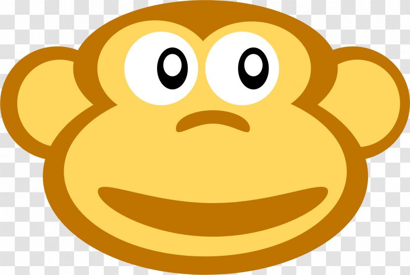 Cartoon Snout Animal Clip Art - Area - Monkey Clipart Transparent PNG