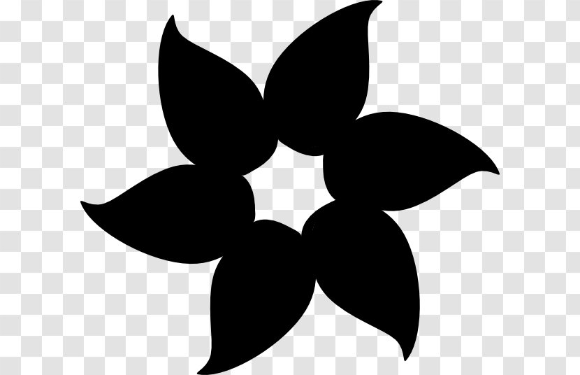Flower Black Clip Art - Leaf - Mixture Cliparts Transparent PNG