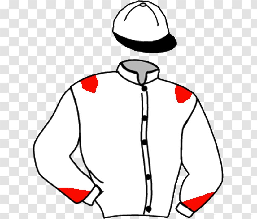 French Trotter Stable Racing Silks Cheval De Course - Black And White Transparent PNG