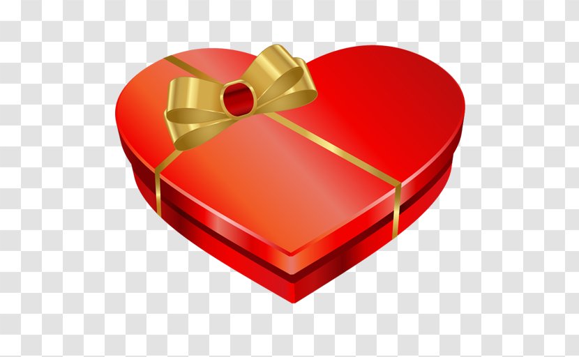 Heart Box Gift - Bonbones Transparent PNG