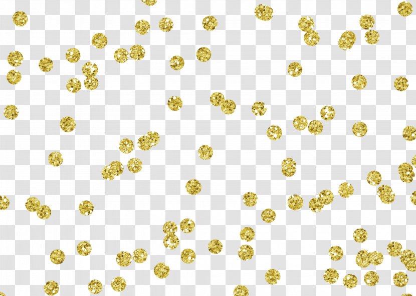 Sequin Paper Confetti Computer File - Resource - Gold Floating Material Transparent PNG