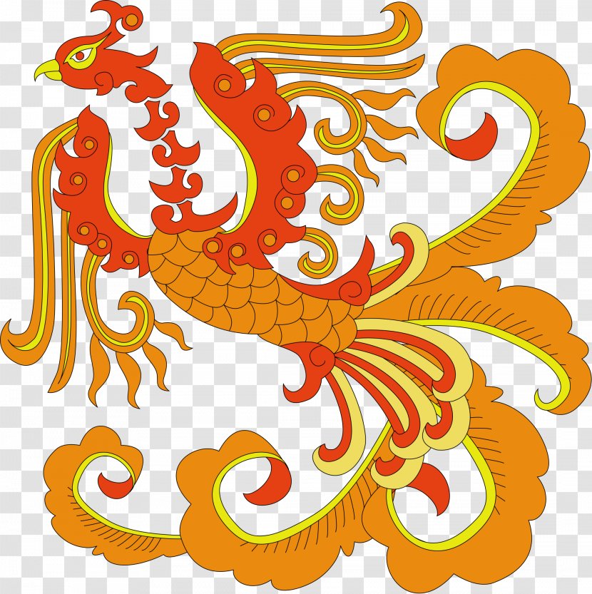 China Phoenix Fenghuang - Chinese Dragon - Wind Transparent PNG