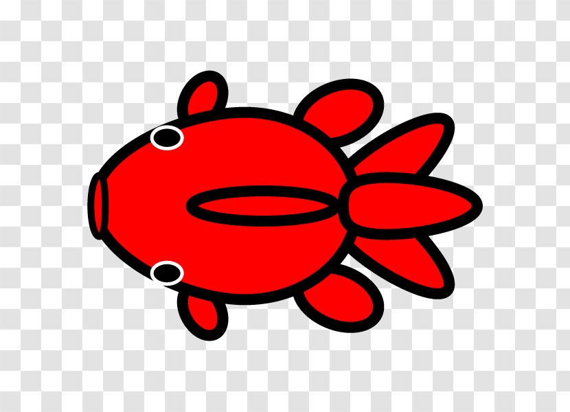 Animated Cartoon Lady Bird Clip Art - Red Goldfish Transparent PNG