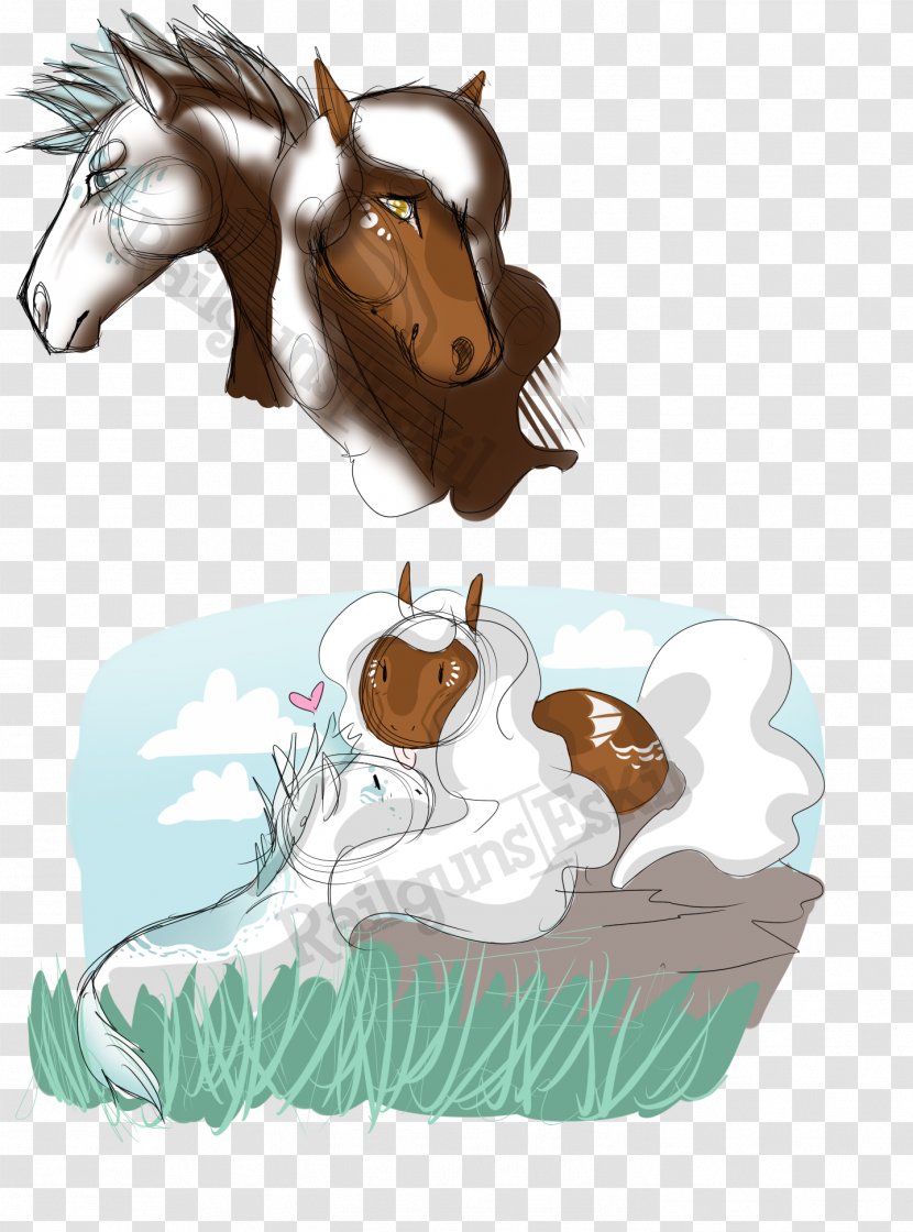 Cattle Illustration Mammal Pet - Pony - Cat Transparent PNG