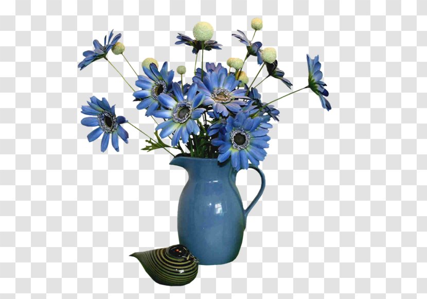 Artificial Flower Vase Bouquet Centrepiece - Floral Design - Blue Tag Transparent PNG