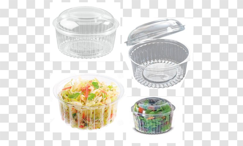 Plastic Coleslaw Bowl Packaging And Labeling Take-out - Lid - Glass Transparent PNG