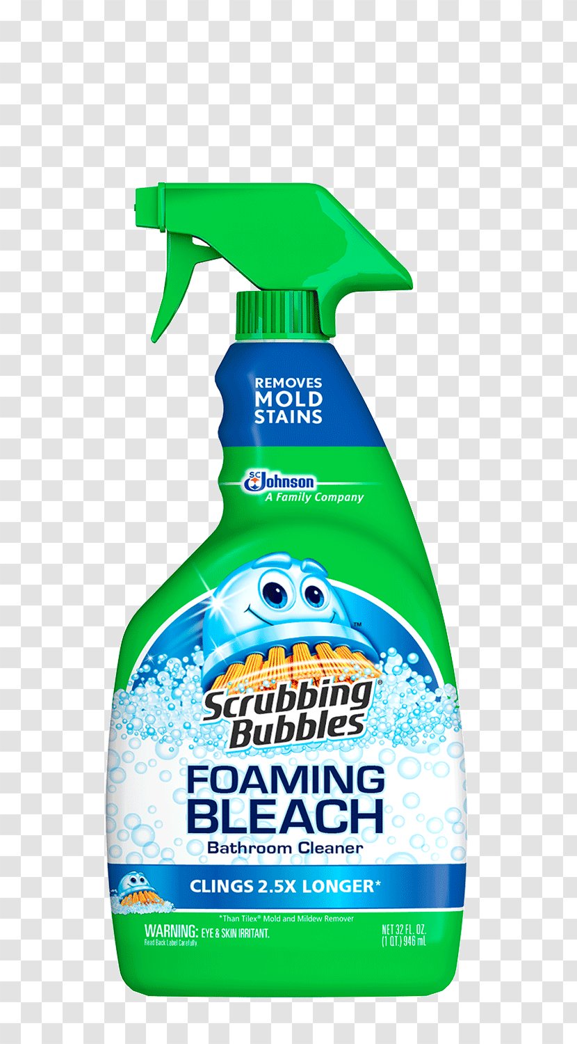 Scrubbing Bubbles Toilet Cleaner Bathroom Bathtub Cleaning Transparent PNG