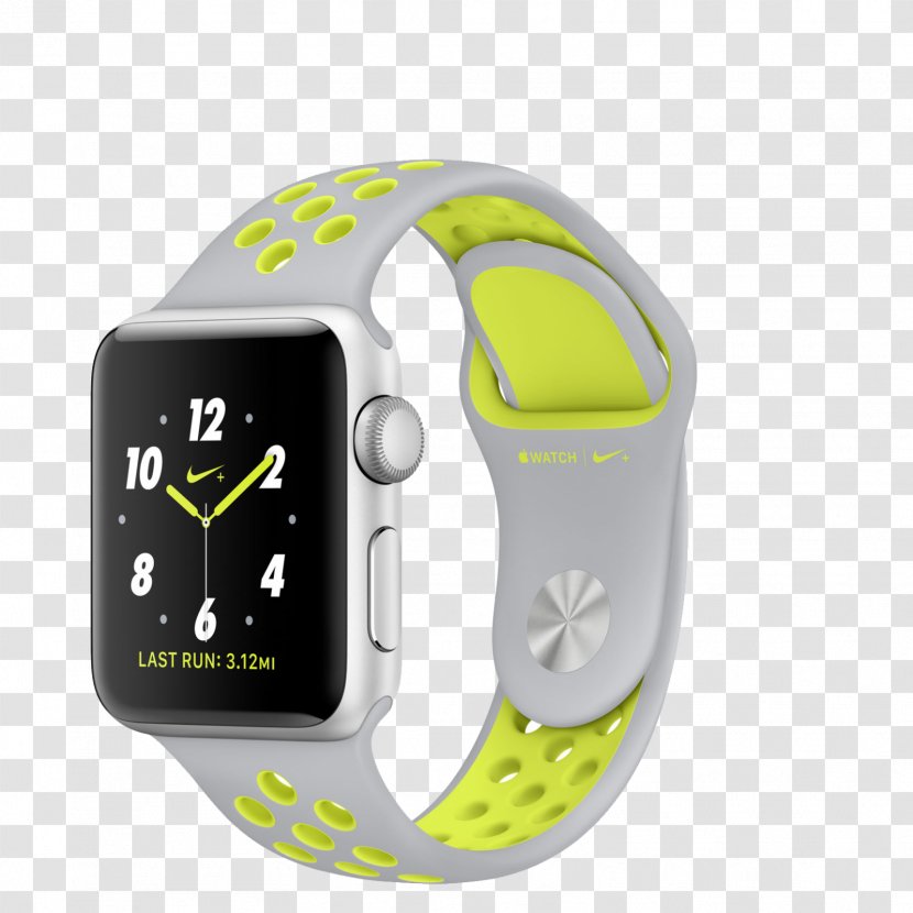 Apple Watch Series 2 Nike+ 3 - 42mmGPSSpace Gray Aluminum CaseAnthracite/Black Nike Sport BandNike Transparent PNG