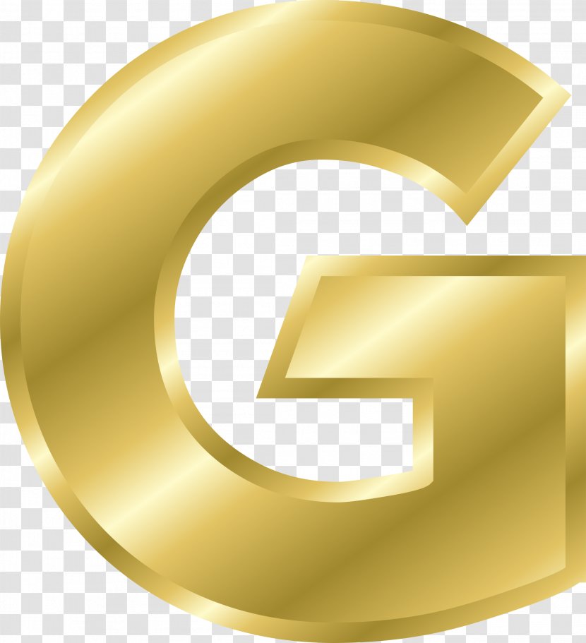 Letter Gold Alphabet Clip Art - Information - Letters Transparent PNG