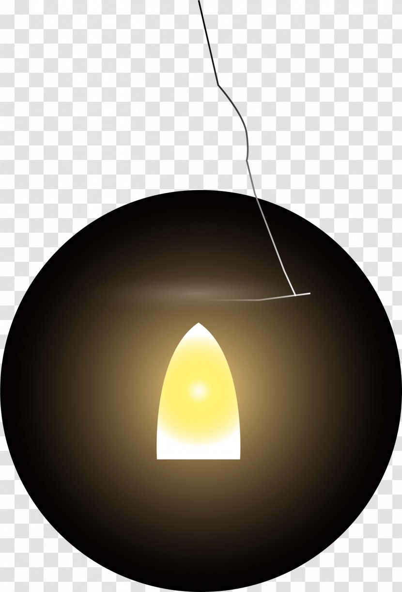 Light Fixture Lighting Electric Ceiling - Accessory - Yellow Candle Transparent PNG