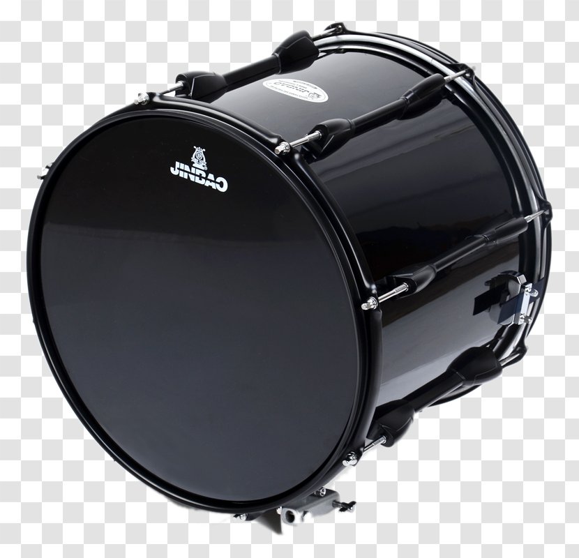 Bass Drum Snare Timbales Repinique Drumhead - Black Transparent PNG