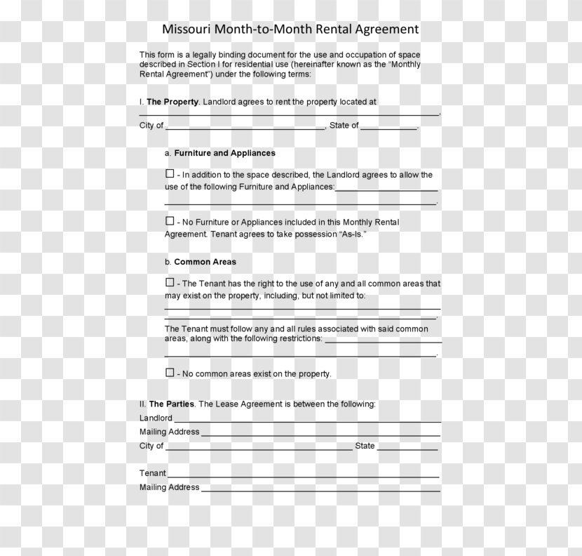 California Rental Agreement Lease Renting Contract - Cartoon - House Transparent PNG