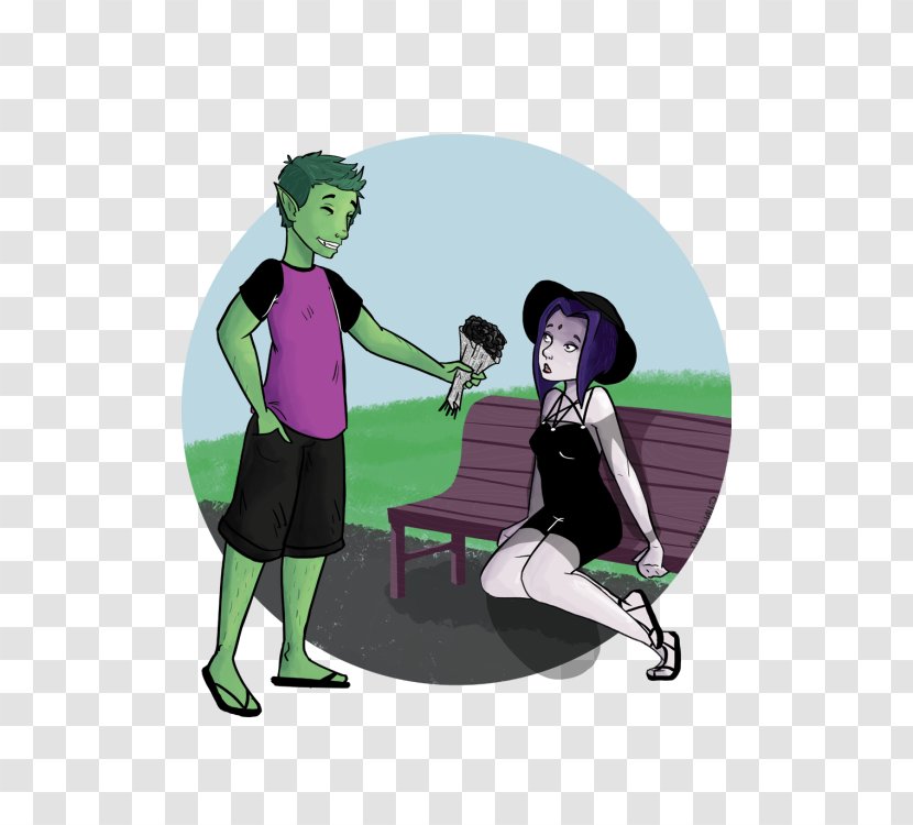 Illustration Clip Art Human Behavior Green Product - Fiction - Beast Boy Transparent PNG