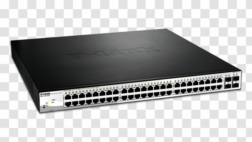 D-Link Power Over Ethernet Gigabit Port Network Switch Transparent PNG