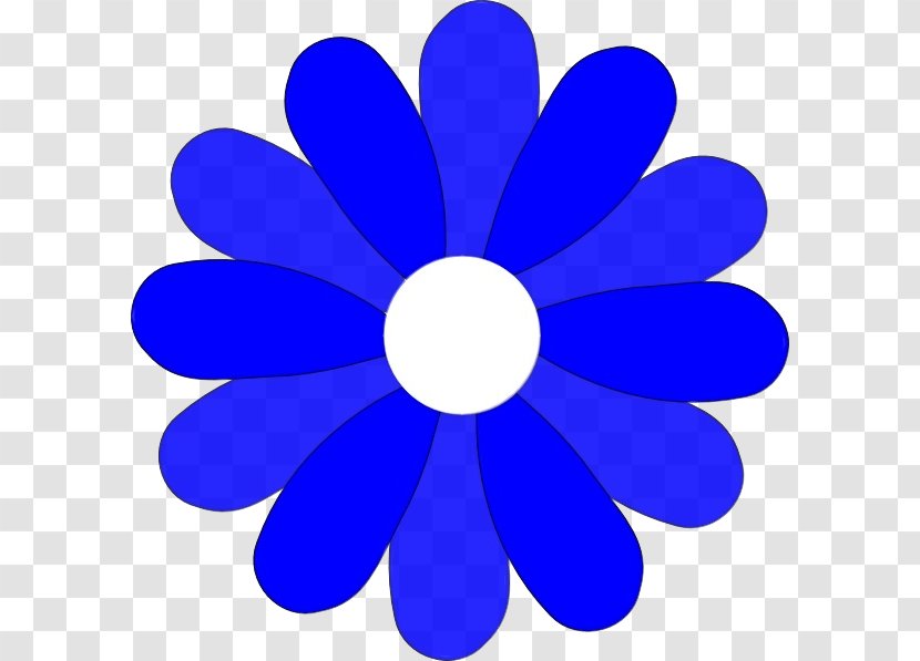 Clip Art Health Logo - Cobalt Blue - Flower Transparent PNG