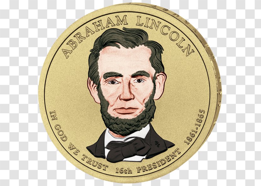 Abraham Lincoln Presidential $1 Coin Program United States Dollar - Franklin Pierce Transparent PNG
