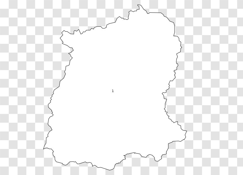 Line Point Angle White Map - Black And Transparent PNG