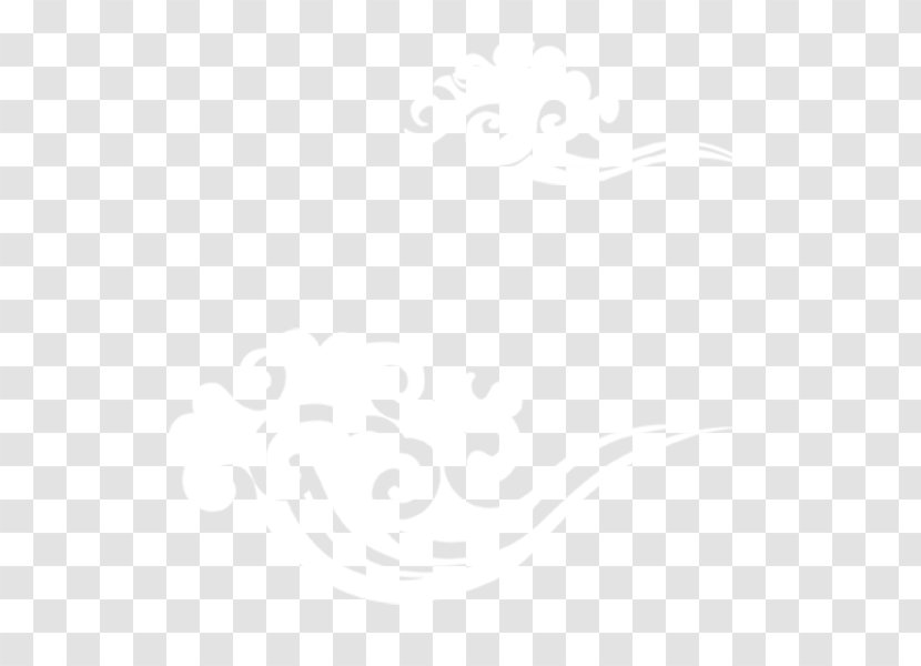 White Black Pattern - Clouds Festive Image Transparent PNG