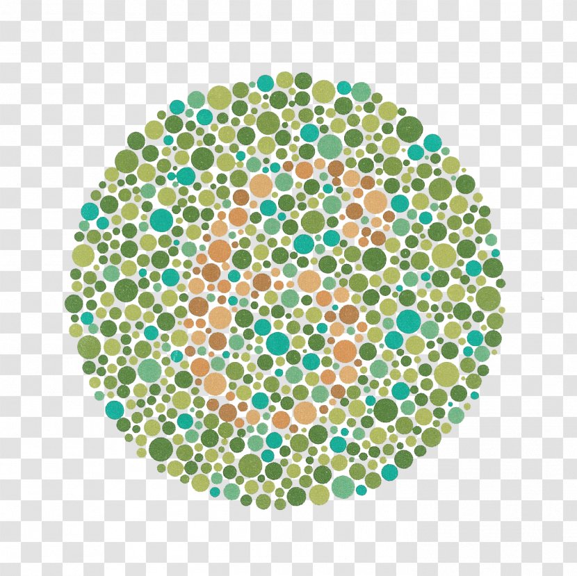 Color Blindness Ishihara Test Vision Visual Perception - Achromatopsia - Academic Transparent PNG