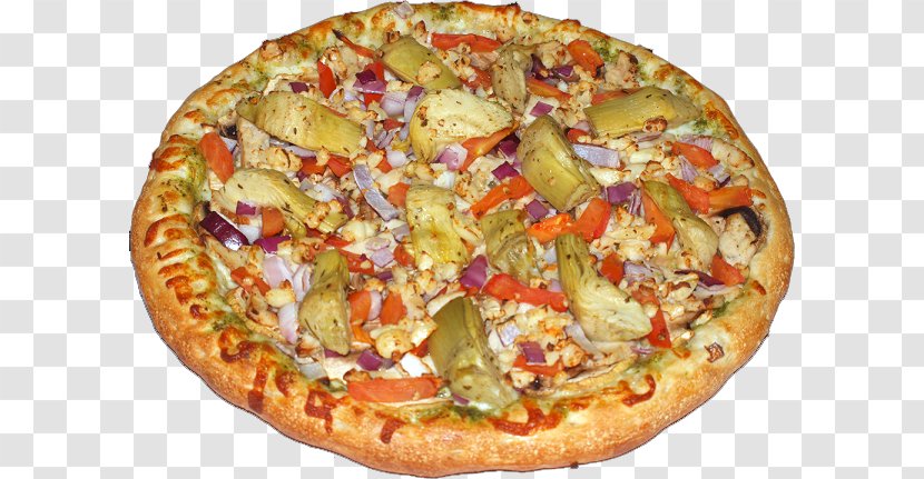 California-style Pizza Sicilian Chicken Ham - California Style - Delivery Transparent PNG