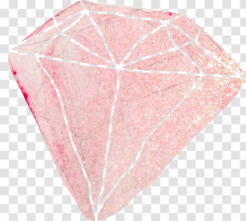 Pink Diamond Earring Transparent PNG