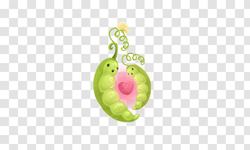 Favicon Heart Icon - Cute Pea Pods Transparent PNG
