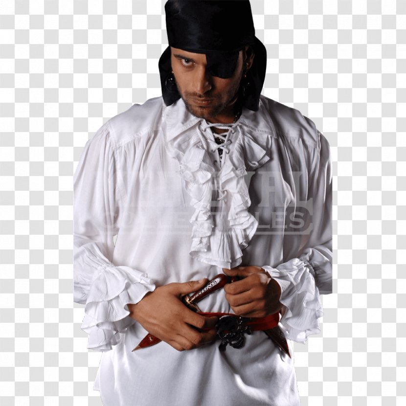 Middle Ages Ruffle Renaissance Shirt Piracy Transparent PNG