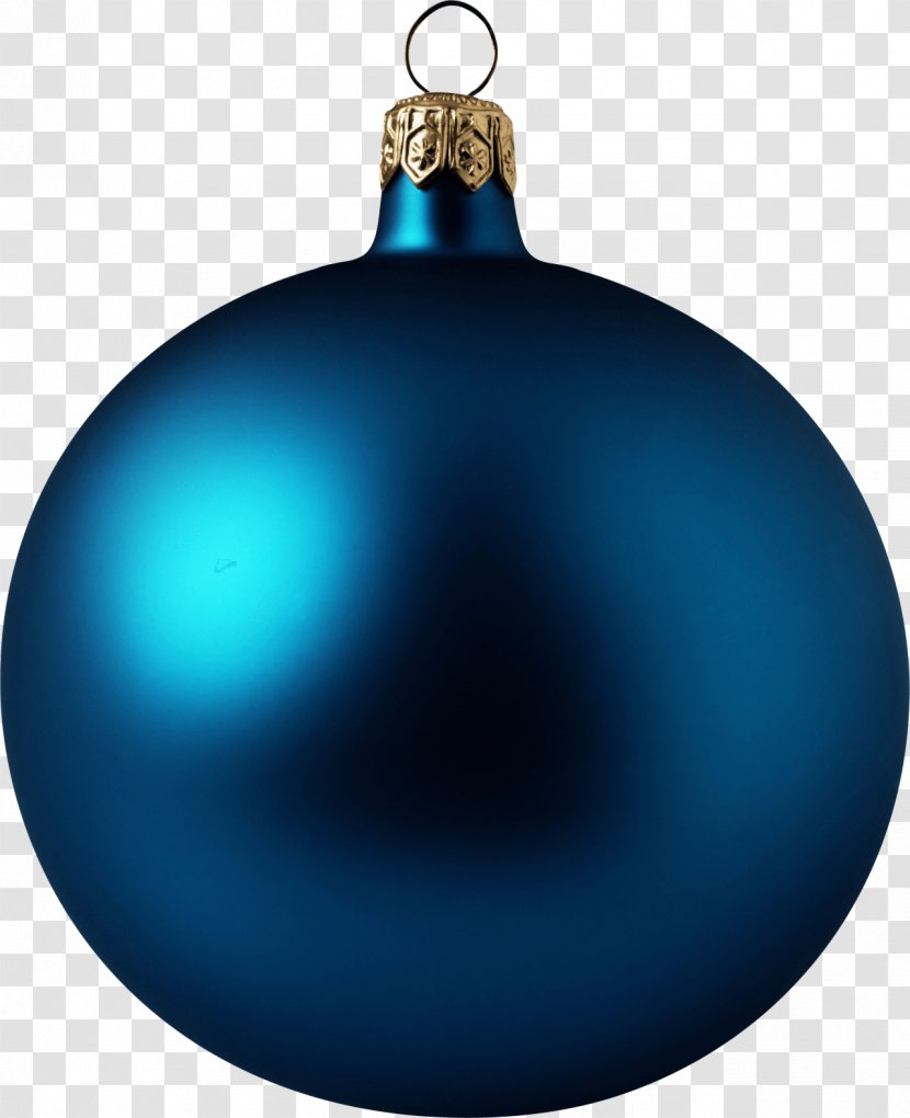 Christmas Ornament Decoration Cobalt Blue Turquoise Transparent PNG