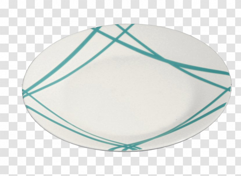Turquoise Circle Tableware - Dishware Transparent PNG
