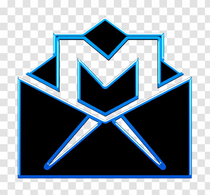Gmail Icon - Cobalt Blue - Emblem Symbol Transparent PNG