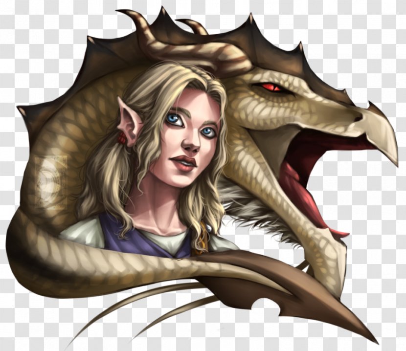 Dragon Art Mythology Portrait - Watercolor Transparent PNG